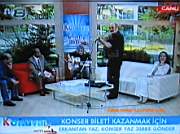 Ian & Şefika at TV8 Live Broadcast