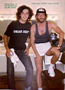 TULLTURK FAN,  Gökhan KUZU  with  IAN ANDERSON in July 1991